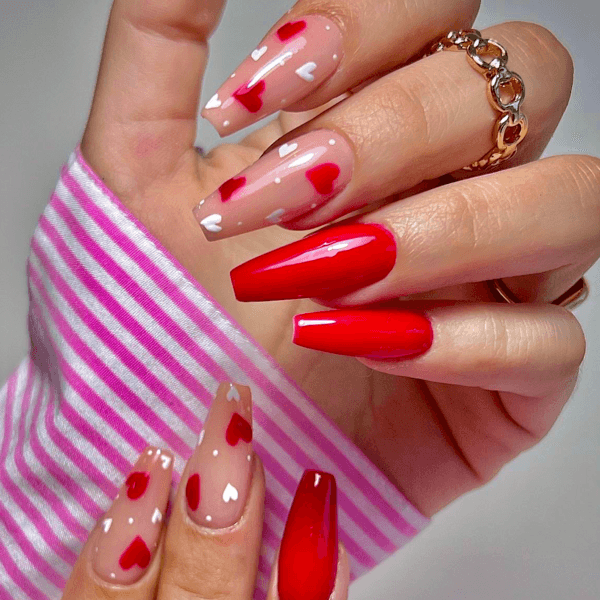 DIP POWDER CON EXTENSION EN 10 UÑAS-TONO LISO