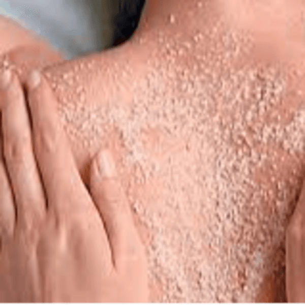 Masaje relajación + exfoliación espalda