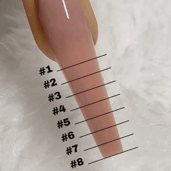 Relleno de uñas con gel sencillo