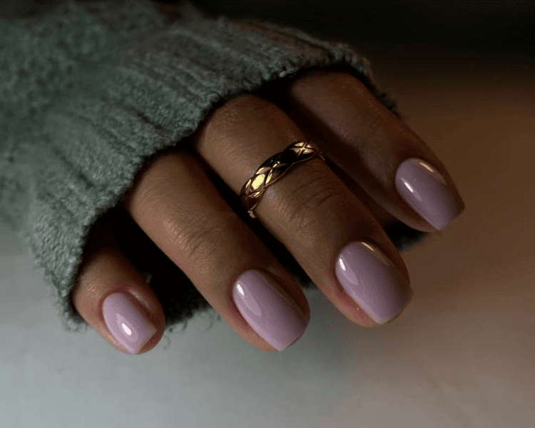 Uña natural | Color liso