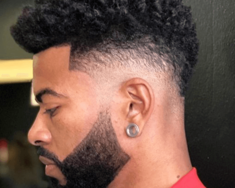 Corte de hombre Rizado