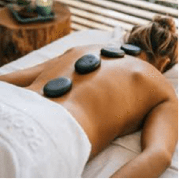 Masaje relajante + Piedras calientes