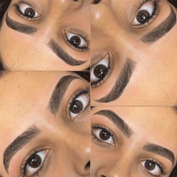 Epilación de cejas con cera