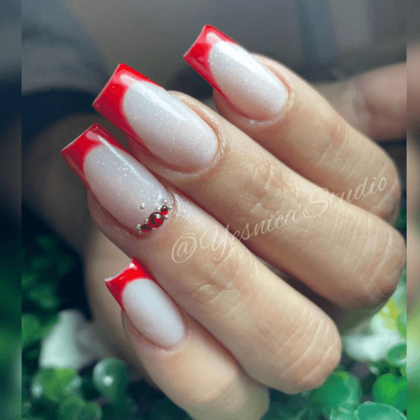 Set de uñas acrilicas con tips