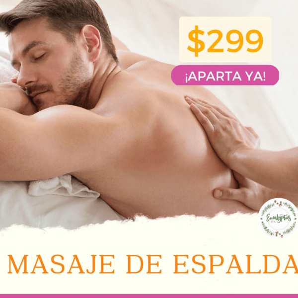 Masaje espalda, hombros y cuello