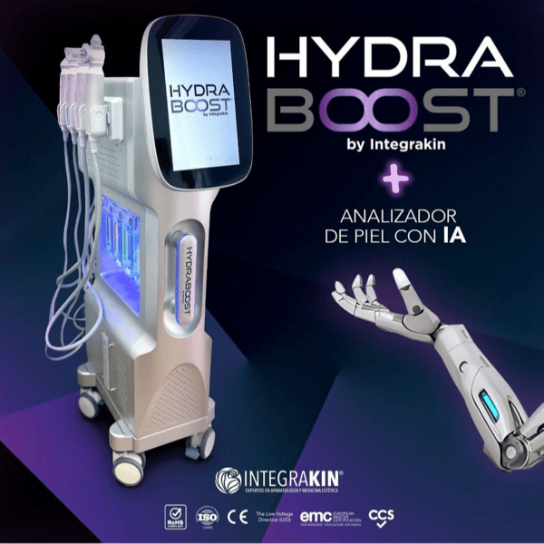 HYDRABOOST + Analizador facial con Inteligencia Artificial
