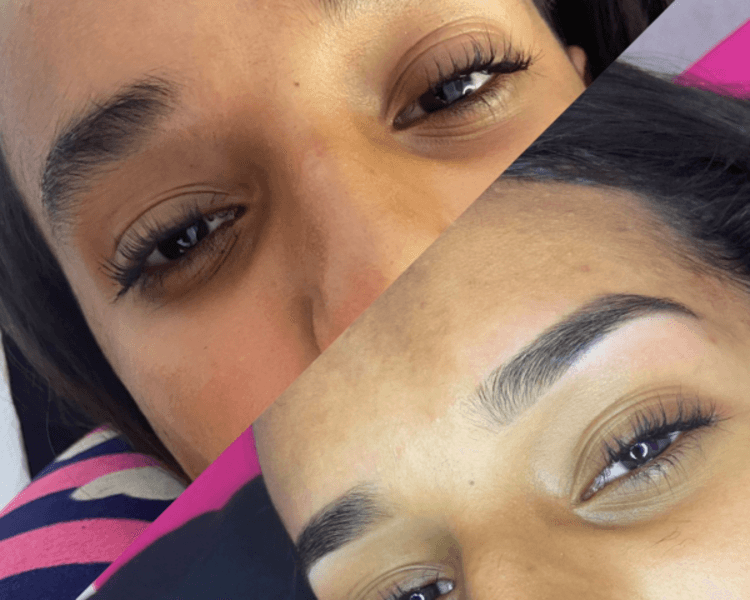 Diseño de cejas + shock de nutrición (visagismo, epilación con hilo y pinza + botox)