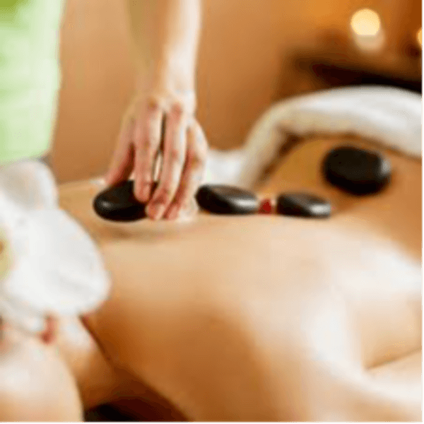 Masaje con Piedras calientes 50min / Hot stones