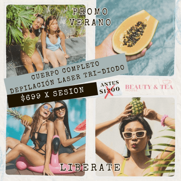 SESION DEPILACION LASER CUERPO COMPLETO (TODAS LAS ZONAS)