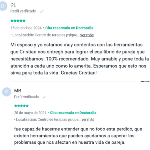 COACHING PARA LA VIDA EN PAREJA / TERAPIA DE PAREJAS