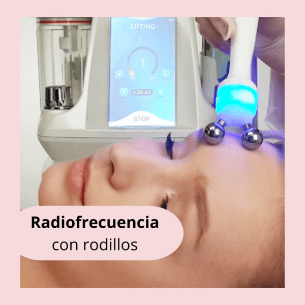 RADIOFRECUENCIA CON RODILLOS MOVILES