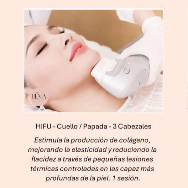 HIFU Cuello/Papada 3 Cabezales