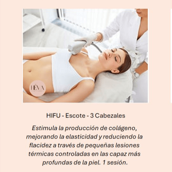 HIFU Escote 3 Cabezales
