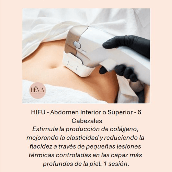 HIFU Abdomen Completo 6 Cabezales