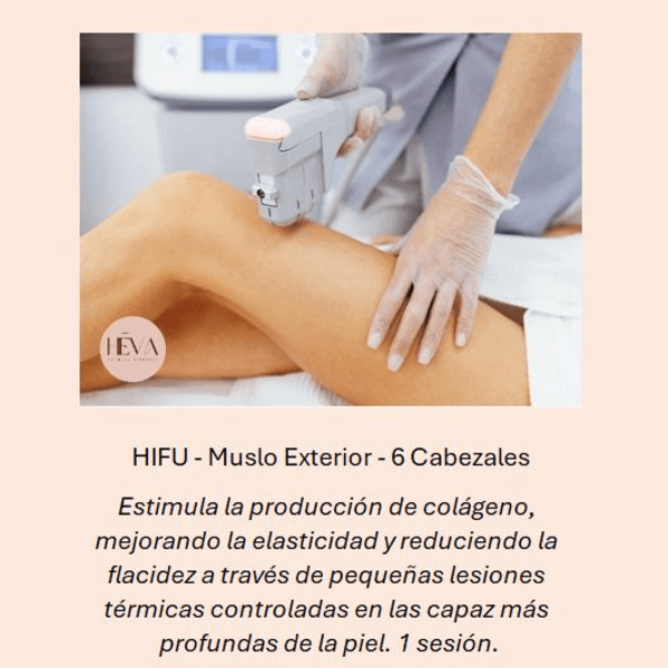 HIFU Muslo Exterior 6 Cabezales