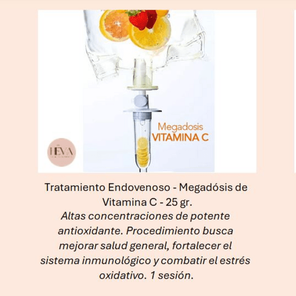 Megadósis de Vitamina C - 25 gr.